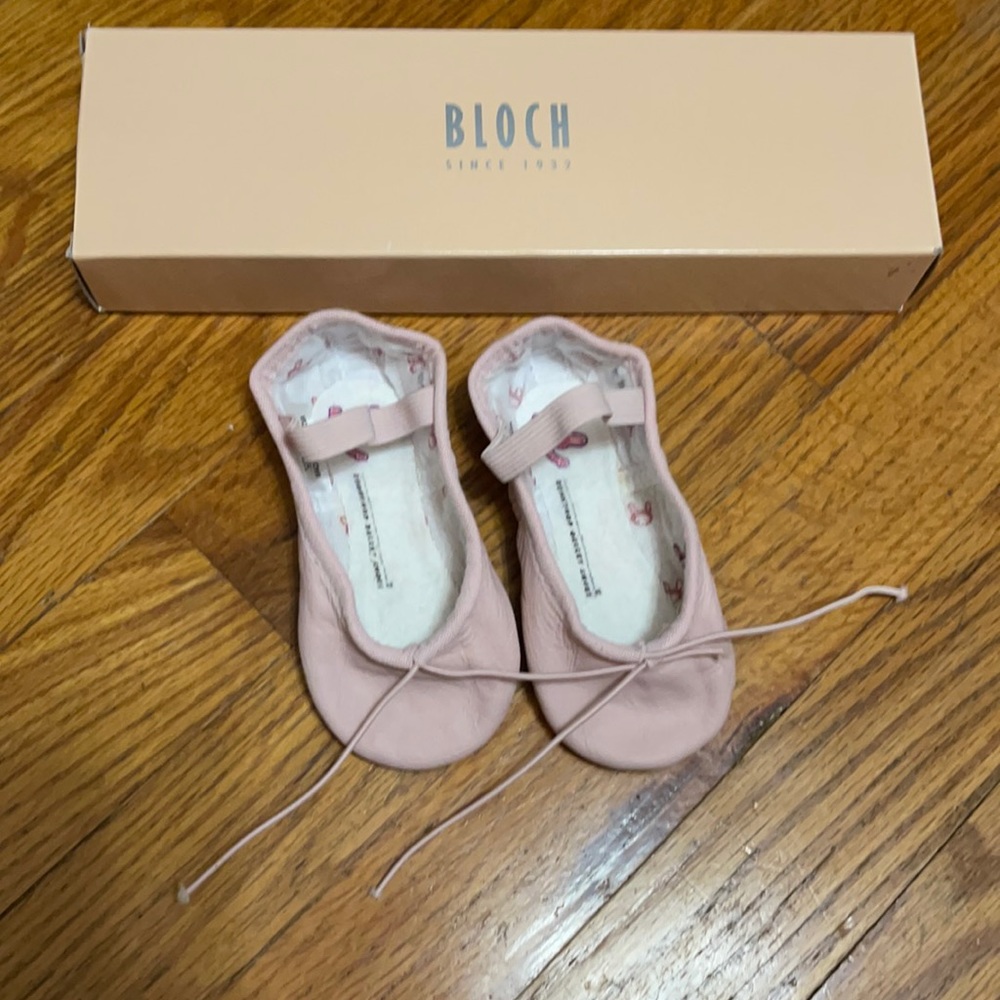 Bloch Leather Bunnyhop Ballet Slipper Pink Size 6D